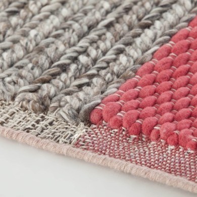 GAN Rugs Mangas Space Big Rectangular Plait Coral szőnyeg - Paisley Home