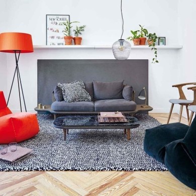 GAN Rugs Waan Black/White szőnyeg - Paisley Home