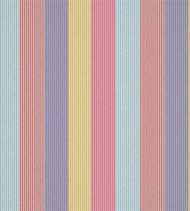 Harlequin Funfair Stripe Grape-Cherry-Pineapple-Blossom textil
