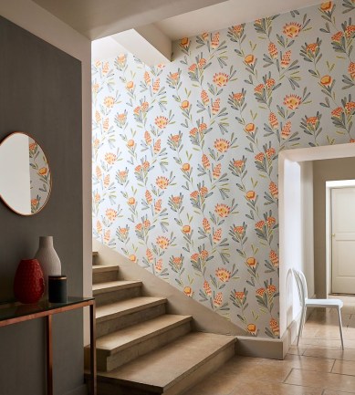 Harlequin Cayo Ochre/Linen tapéta - Paisley Home