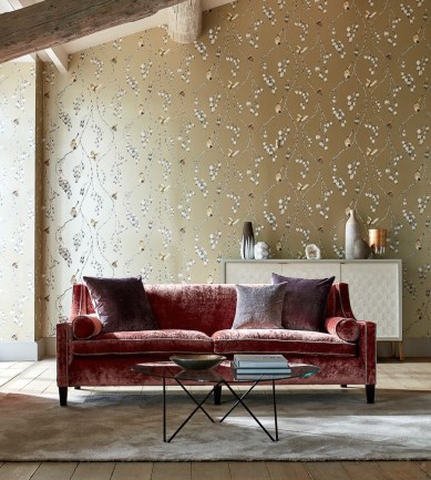 Harlequin Iyanu Linen/Blush tapéta - Paisley Home