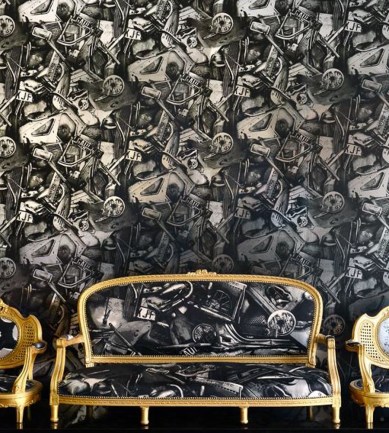 Jean Paul Gaultier Cesar Argent tapéta - Paisley Home