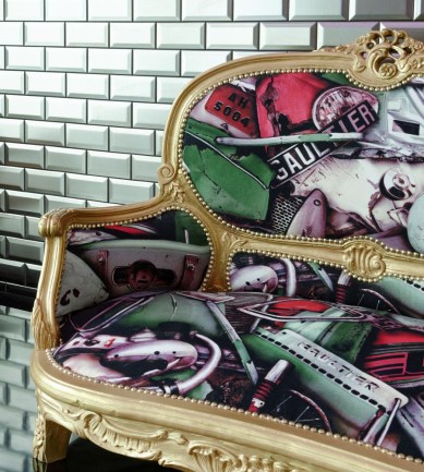 Jean Paul Gaultier Fangio Petrole textil - Paisley Home