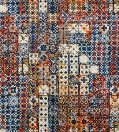 Jean Paul Gaultier Azulejos Mandarine textil - Paisley Home