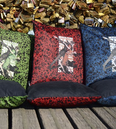 Jean Paul Gaultier Beaux Arts Graphite textil - Paisley Home