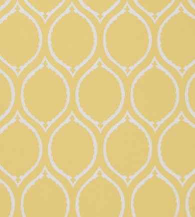 Jim Thompson No.9 Ogee Peking Yellow tapéta - Paisley Home