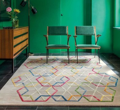 Ligne Pure Hexagon Multi szőnyeg - Paisley Home