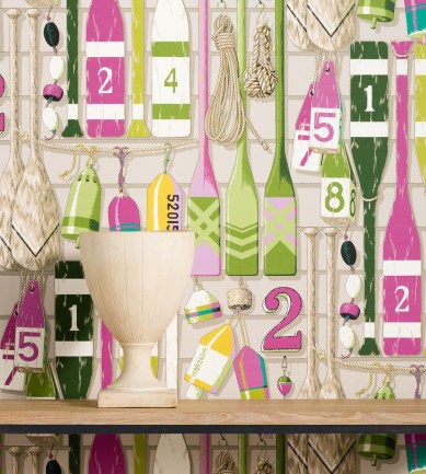 Manuel Canovas Newport Fuchsia tapéta - Paisley Home