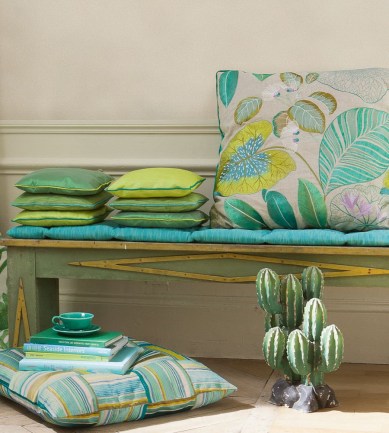 Manuel Canovas Kala Turquoise textil - Paisley Home