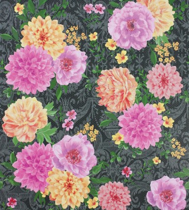 Matthew Williamson Duchess Garden Charcoal tapéta - Paisley Home