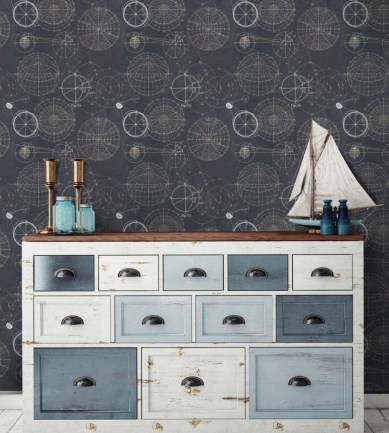 MINDTHEGAP Astronomy Blue design tapéta - Paisley Home