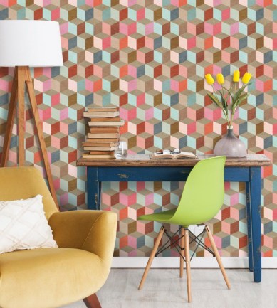 MINDTHEGAP Coloured Geometry design tapéta - Paisley Home
