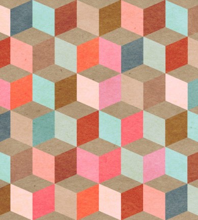 MINDTHEGAP Coloured Geometry design tapéta - Paisley Home