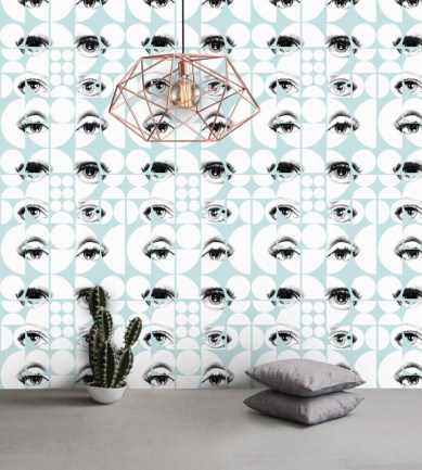 MINDTHEGAP Eyes And Circles design tapéta - Paisley Home