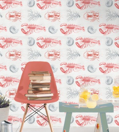 MINDTHEGAP Lobster design tapéta - Paisley Home
