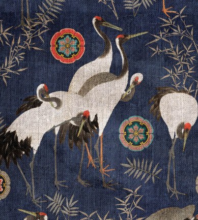 Mind The Gap Tsuru Indigo tapéta