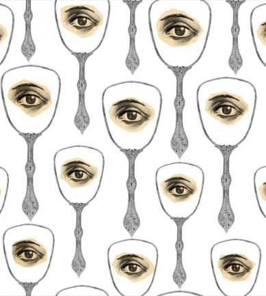 MINDTHEGAP Mirror's Eye Neutral design tapéta - Paisley Home