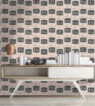 MINDTHEGAP Periodic Table Of Elements Sand design tapéta - Paisley Home