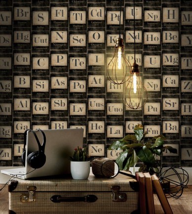 MINDTHEGAP Periodic Table Of Elements design tapéta - Paisley Home