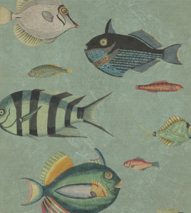 MINDTHEGAP Poissons design tapéta - Paisley Home