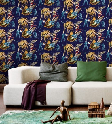 MINDTHEGAP Sci-Fi Pulp design tapéta - Paisley Home