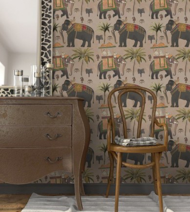 MINDTHEGAP The Procession Taupe design tapéta - Paisley Home
