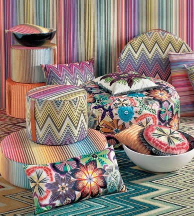 Paisley Home - Missoni Home luxus függöny és kárpit anyagok teljes választéka