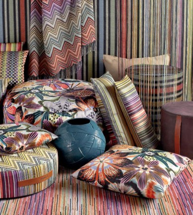Paisley Home - Missoni Home luxus függöny és kárpit anyagok teljes választéka