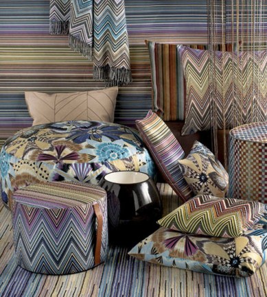 Paisley Home - Missoni Home luxus függöny és kárpit anyagok teljes választéka