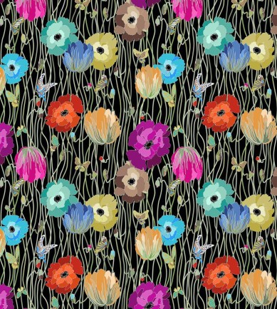 Missoni Home Vancouver FR Nero Multicolor luxus textil