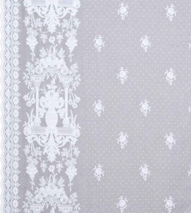 MYB Textiles Oban Polar White textil - Paisley Home