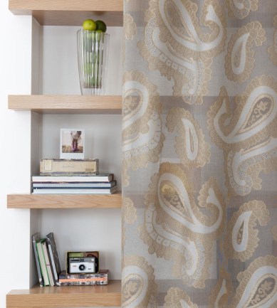 MYB Textiles Pamela Granite Gold textil - Paisley Home