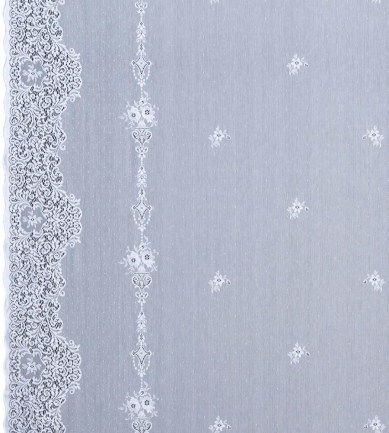 MYB Textiles Elgin White textil - Paisley Home