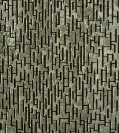 Nobilis Velours Medley Turquoise Sculpture textil