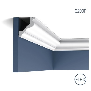 Orac Decor C200F prémium minőségű mennyezeti holker díszléc