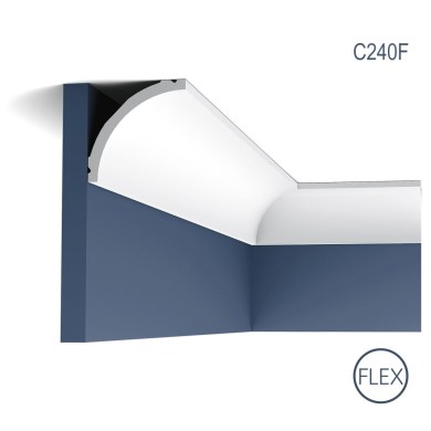 Orac Decor C240F prémium minőségű mennyezeti holker díszléc