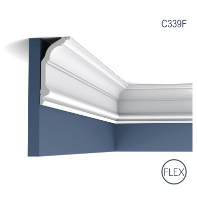 Orac Decor C339F prémium minőségű mennyezeti holker díszléc