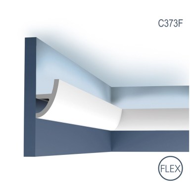 Orac Decor C373F prémium minőségű mennyezeti rejtett világítás díszléc