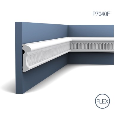 Orac Decor P7040F prémium minőségű oldalfali díszléc