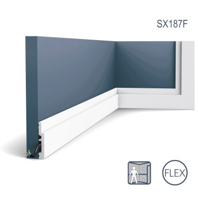 Orac Decor SX187F prémium minőségű lábazati szegély