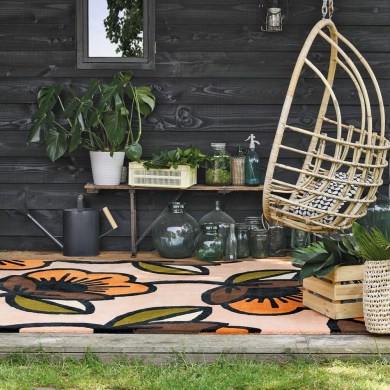 Orla Kiely Passion Flower Pink szőnyeg - Paisley Home