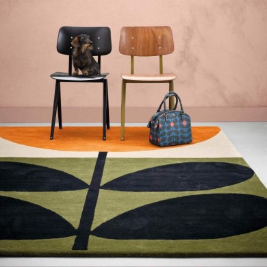 Orla Kiely Stem Black szőnyeg - Paisley Home