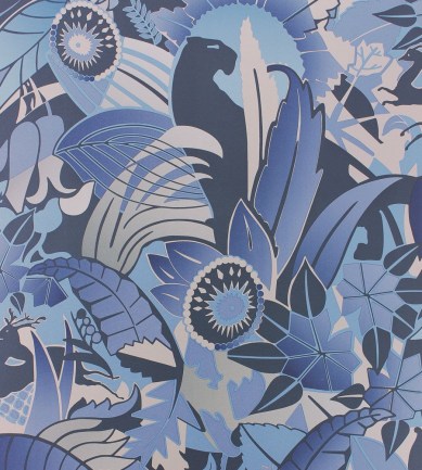 Osborne and Little Fantasque Sapphire/Multi tapéta - Paisley Home