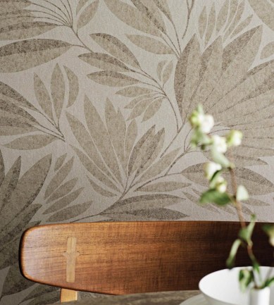 Osborne and Little Fleuron Metallic Silver tapéta - Paisley Home