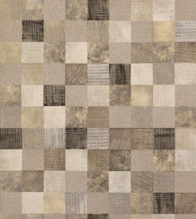 Osborne and Little Tessella Taupe/Cappuccino/Gilver tapéta - Paisley Home