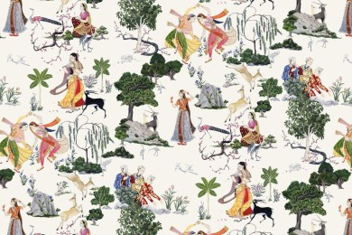 Pierre Frey FP429002 Diwali Jour luxus tapéta