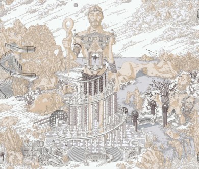 Pierre Frey FP430001 Rise Brume luxus tapéta