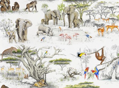 Pierre Frey FP433001 Masai mara Original luxus tapéta