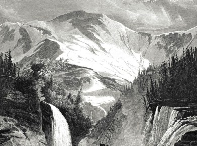 Pierre Frey FP519001 Les rocheuses Fusain luxus tapéta