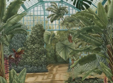 Pierre Frey FP521001 La serre Palmier luxus tapéta